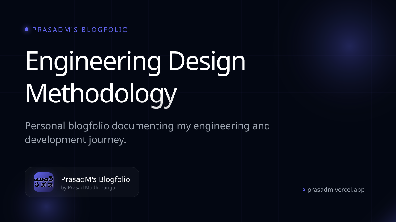 Engineering Design Methodology